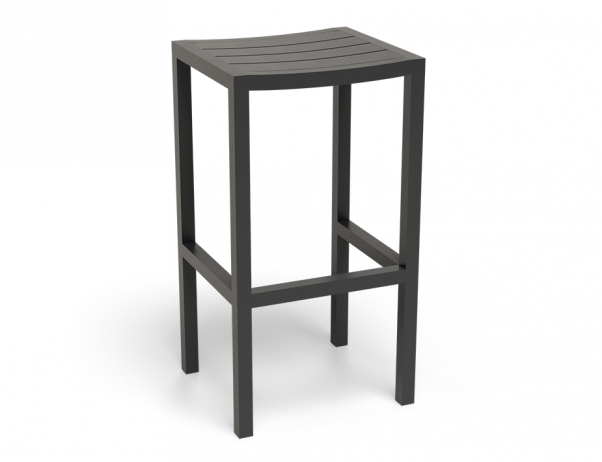 Tulip Outdoor Stool Charcoal