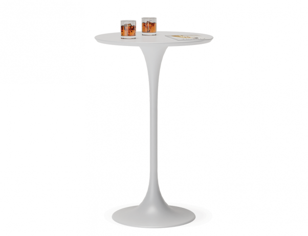 Peony Outdoor High Bar Table White